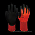 13G Polyester Latex Coated Gloves for Factory Use